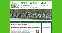 Desktop Screenshot of house-of-animals.de